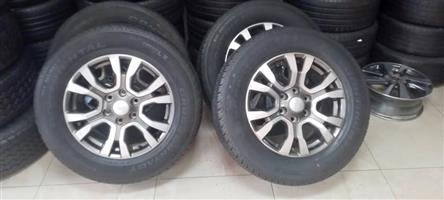 18inch Ford Rangers wildtrack  wheel available for sale with used 265/60 R18 continental tyres