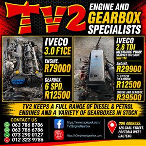 Iveco 3.0 F1CE and 2.8 TDi Engine and Gearbox
