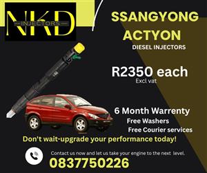 SSANGYONG ACTYON DIESEL INJECTORS FOR SALE