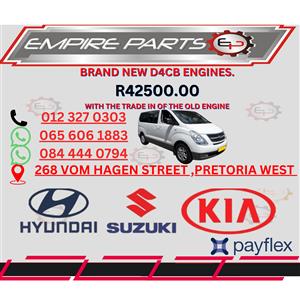 BRAND NEW D4CB ENGINES NOW FOR SALE