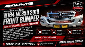 Brand New Mercedes W164 ML350 2010 Front Bumper 
