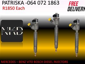 MERCEDES VITO BOSCH DIESEL INJECTORS