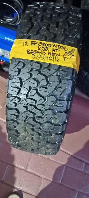 1x Brand New BF Goodridge ko2 AT 16