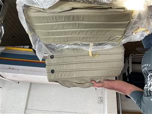 BMW E28 535I BRAND NEW BEIGE LEATHER SEAT COVERS