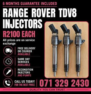 RANGE ROVER TDV8 INJECTORS FOR SALE WITH WARRANTY 