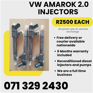 VW AMAROK 2.0 INJECTORS FOR SALE WITH WARRANTY 