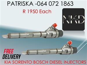 KIA SORENTO BOSCH DIESEL INJECTORS FOR SALE