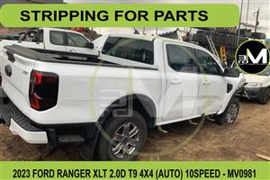 STRIPPING FOR PARTS - 2023 FORD RANGER XLT T9 