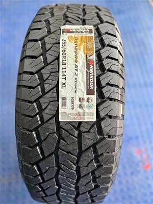 265/60/R18 HANKOOK DYNAPRO AT2 EXTREME TYRES EXTRA LOAD