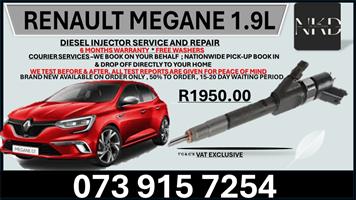 Renault Megane 1.9L Diesel Injectors 