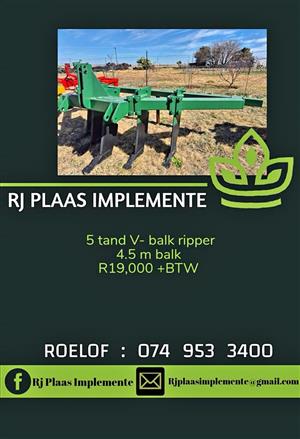 5 tand V balk Ripper