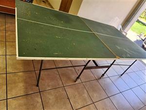 Table Tennis Table on Wheels