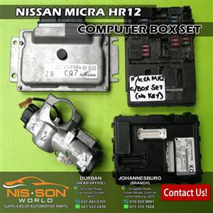 NISSAN MICRA HR12 COMPUTER BOX SET
