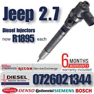 Jeep 2.7L diesel injectors for sale
