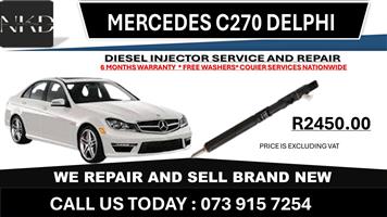 Mercedes C270 Delphi Diesel Injectors 