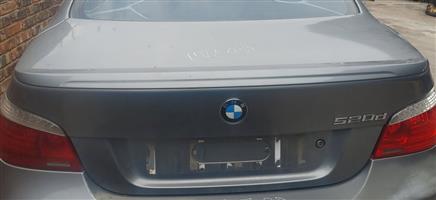 BMW 520D bootlid 