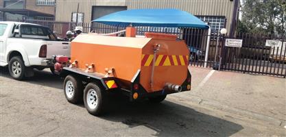 Water bowser trailer truck tank