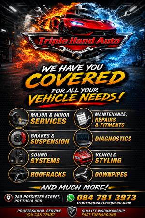 Triple Hand Auto - For ALL Your Vehicle Needs !