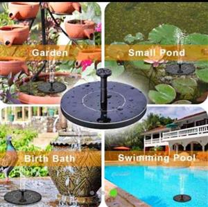 Solar water fountain