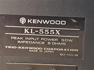 Kenwood KL-555X speakers, pair, black