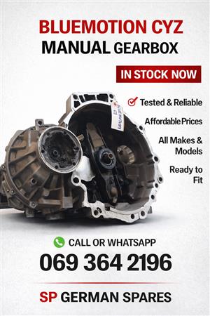 Bluemotion CYZ MANUAL GEARBOX 