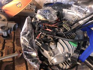 Yamaha Verago 750 complete motor with wiring /87 Model 