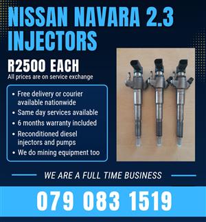 NISSAN NAVARA 2.3 INJECTORS FOR SALE WITH WARRANTY 