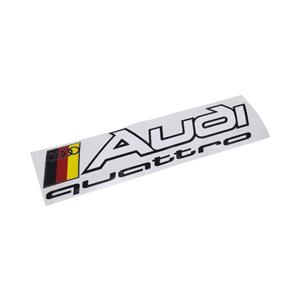 Audi Quattro German Stripe Design Vinyl Sticker (25x3cm)