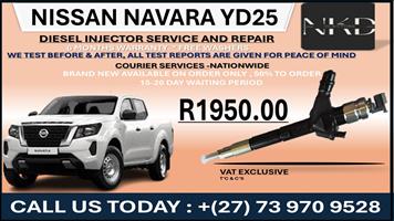 Nissan Navara yd25 Diesel Injectors 