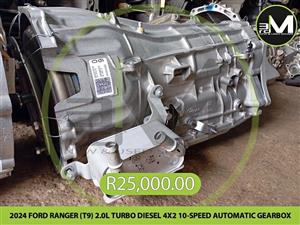2024 FORD RANGER (T9) 2.0L TURBO DIESEL 4X2 10 SPEED AUTOMATIC GEARBOX MV0805