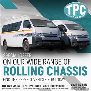  Come find the perfect Rolling Chassis on Special.