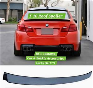 Bmw F30 , F10 ,E90  gloss black roof spoiler