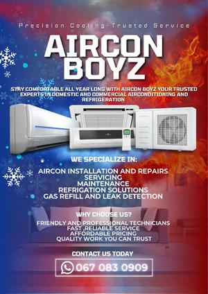AIRCONDITIONING SERVICES/ REGAS / INSTALLATION 