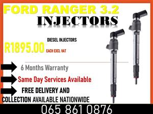 FORD RANGER 3.2 DIESEL INECTORS FOR SALE WE SUPPLY NATIONWIDE AND WARRANTY 