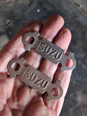 Isuzu small name plate