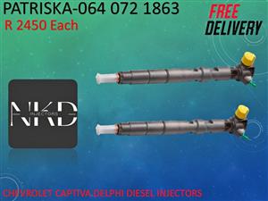 CHEVROLET CAPTIVA DELPHI DIESEL INJECTORS FOR SALE