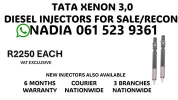 COMMON RAIL TATA XENON DIESEL INJECTORS FOR SALE ON SERVICE EXCHANGE OR RECON  