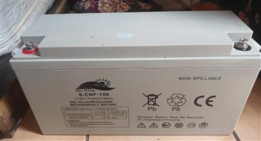 Sky king 12v/150Ah/10Hr gel battery