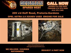 Opel Astra 2.0 X20XEV Used Engine for Sale