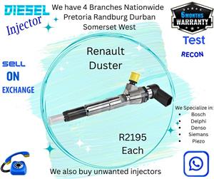 Renault Duster diesel injectors