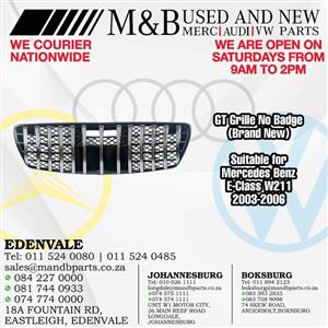 GT Grille No Badge (Brand New) Suitable for Mercedes-Benz E-Class W