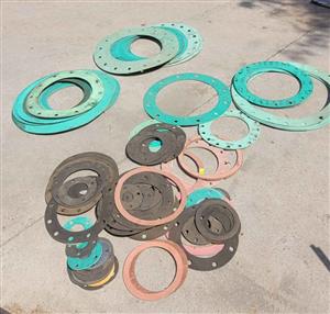 Gaskets for water pipe flanges