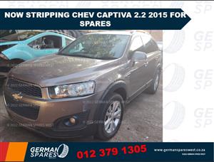 Now Stripping Chev Captiva 2.2 2015 For Spares 