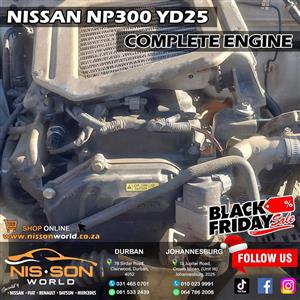 NISSAN NP300 YD25 COMPLETE ENGINE