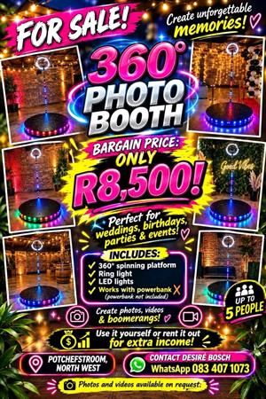 Photobooth 360 for sale