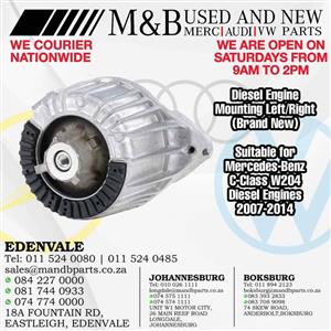Diesel Engine Mounting Left/Right (Brand New)  Suitable for Mercedes-Benz C-Class W204 Diesel Engine