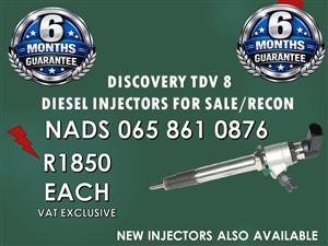DISCOVERY TDV8 DIESEL INJECTORS AVAILABLE