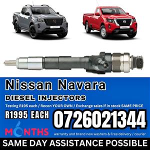 Nissan Navara diesel injectors for sale