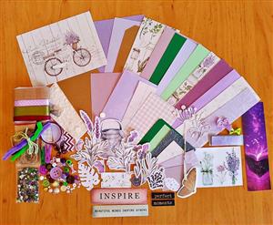  Whispers of Lavender Collection  Scrap Snips And Bits 