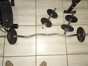 Gym Weights Set for sale